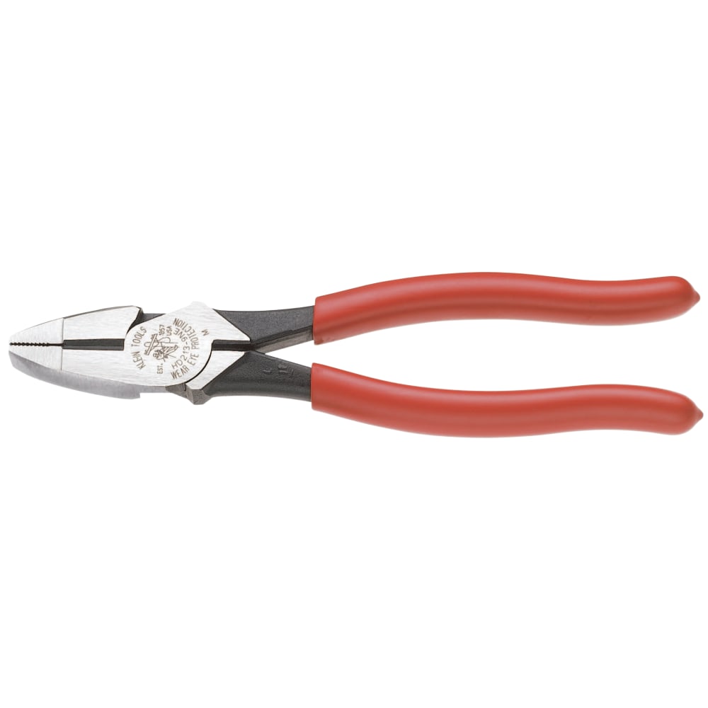 Klein Tools High-Leverage Side-Cutting Pliers, 9 1/2in Tool Length MPN:409-HD213-9NE