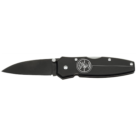 Black Lightweight Lockback Knife 2-1/4-Inch Drop Point Blade MPN:44000-BLK