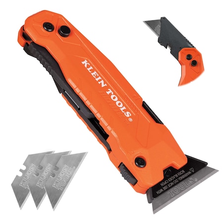 FLICKBLADE 2-in-1 Utility Knife/Scraper with Blade Storage MPN:44306