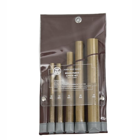 Brass Punches 5 Piece Set MPN:4BPSET5