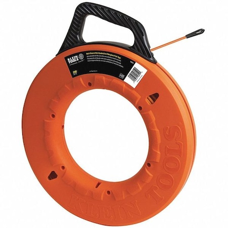 Fish Tape, Length 200 ft, Tape Size 3/16 in, Fiberglass MPN:56059