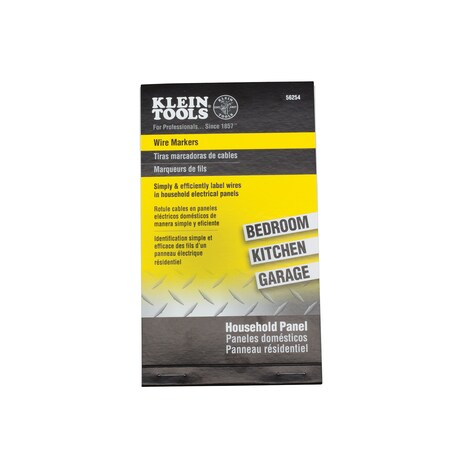 Wire Marker Book-Electrical Panel MPN:56254