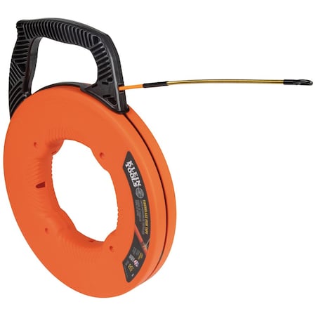 Fiberglass Fish Tape with Spiral Steel Leader, 50-Foot MPN:56350