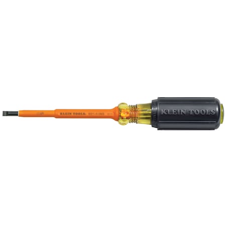 Insulated Slotted Screwdriver 3/16 in Round MPN:601-4-INS