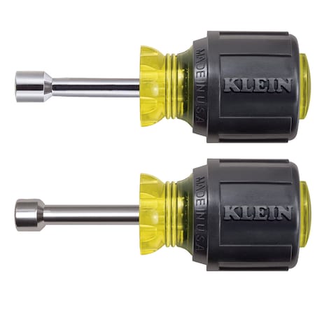 Nut Driver Set, Stubby Nut Drivers with 1-1/2-Inch Shaft, 2-Piece MPN:610