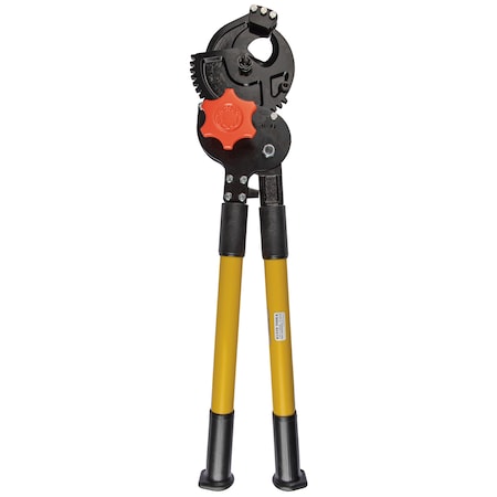Ratchet Cable Cutter, Shear Cut, 28
