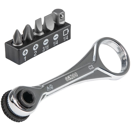1/4 in Drive 72 Geared Teeth Hand Ratchet MPN:65200