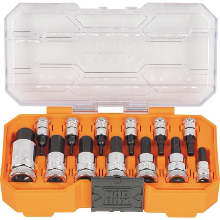 1/4 in, 3/8 in, 1/2 in Drive Bit Socket Set, Metric, 13 pcs MPN:65213HEXM