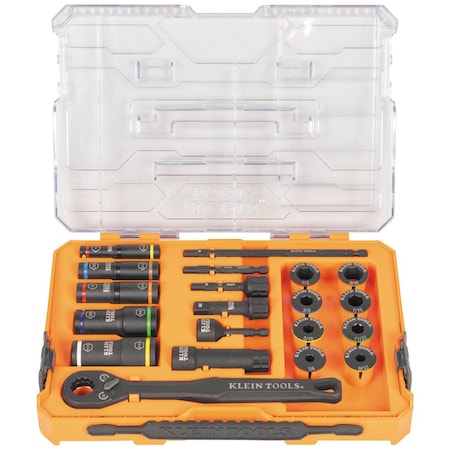 KNECT Impact Pass Through and Deep-Well Flip Socket Set, 20-Piece MPN:65240