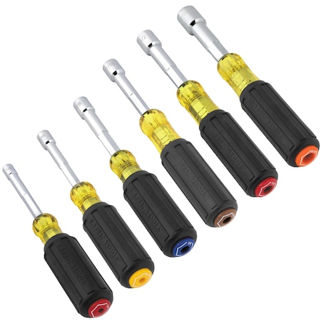 Color-Coded Magnetic Hollow-Shaft Heavy-Duty Nut Driver Set, 6-Piece MPN:65456MAG