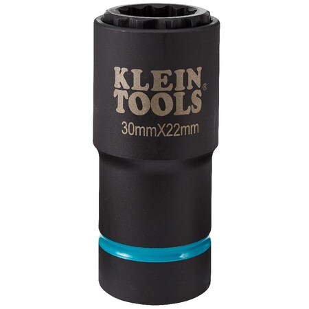 2-in-1 Metric Impact Socket, 12-Point, 30 x 22 mm MPN:66053E