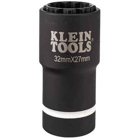 2-in-1 Metric Impact Socket, 12-Point, 32 x 27 mm MPN:66054E