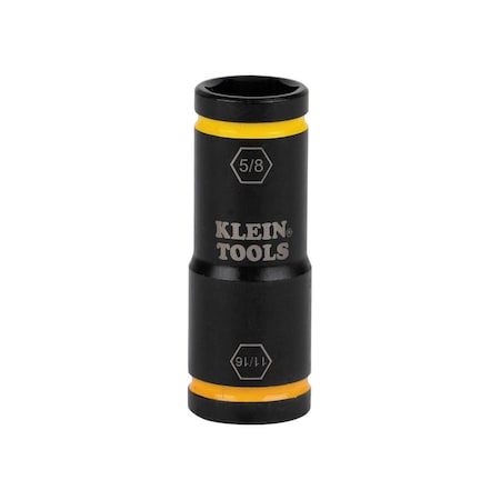 1/4 in Drive Flip Impact Socket Standard Socket, Manganese Phosphate MPN:66075