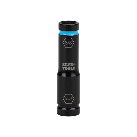 1/4 in, 1/2 in Drive Flip Impact Socket Standard Socket, Manganese Phosphate MPN:66077