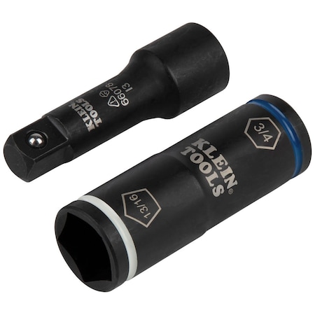 Penta/Hex Flip Socket with Adapter, Steel MPN:66080