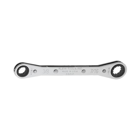 Ratcheting Box Wrench - 3/8IN x 7/16IN MPN:68201
