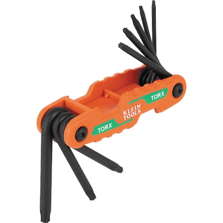 Hex Key Set, Compact Fold, Torx, 8-Key, Pk/6 MPN:70540T