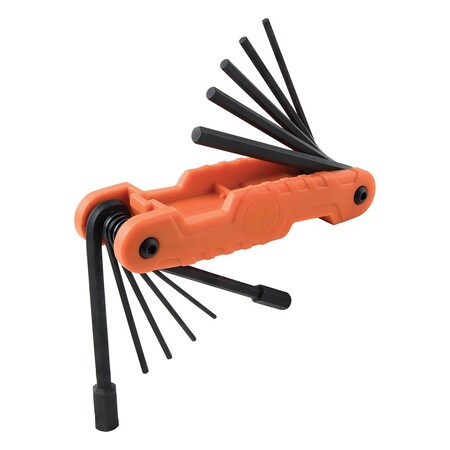 11 Piece SAE Fold-Up Hex Key Set, 70550 MPN:70550