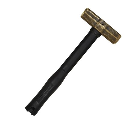 Brass Sledge Hammer, FGL Rubber Grip, 4-Pound MPN:7HBRFRH04