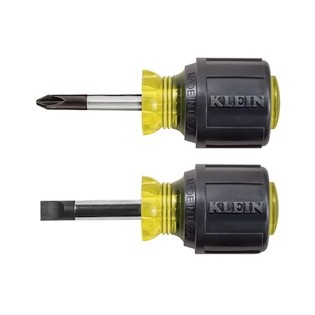 Screwdriver Set, Stubby Slotted and Phillips, 2-Piece MPN:85071