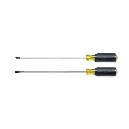 Screwdriver Set, Long Blade Slotted and Phillips, 2-Piece MPN:85072