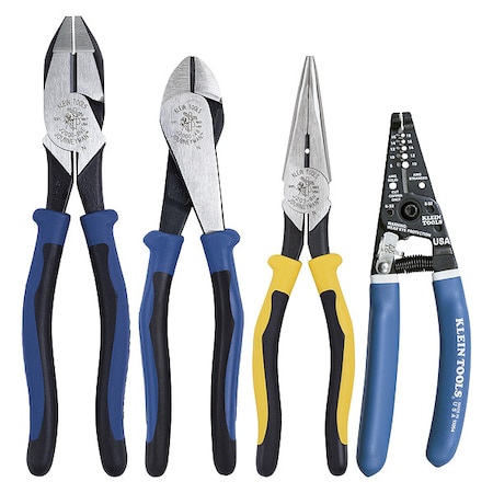 4 Piece Plier Set Ergonomic Handle MPN:94998