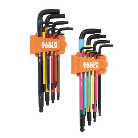 Hex Key Set, SAE and Metric, 18-Piece MPN:BLS18