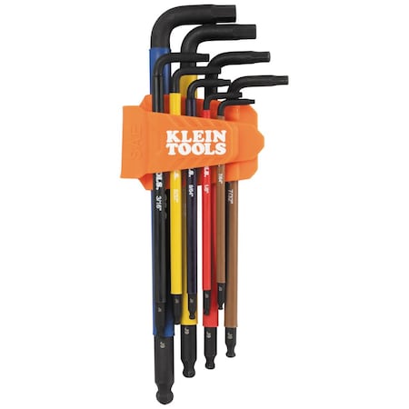 Hex Key Caddy Set, XL L-Style, CC, 9 Pc MPN:BLS9