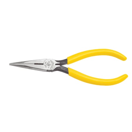 6 5/8 in D203 Needle Nose Plier, Side Cutter Plastic Dipped Handle MPN:D203-6