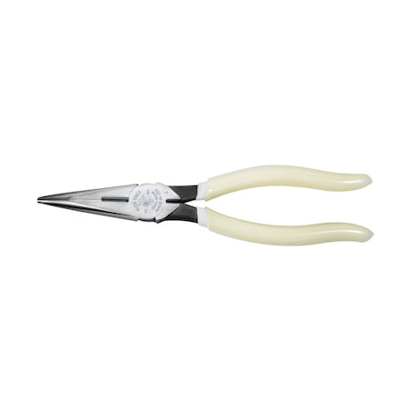 Pliers, Long Nose Side-Cutters, High-Visibility, 8-Inch MPN:D203-8-GLW