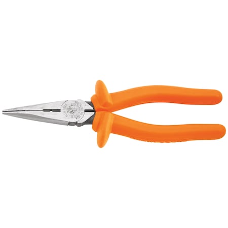 8 7/8 in D203 Needle Nose Plier, Side Cutter Cushion Grip Handle MPN:D203-8-INS