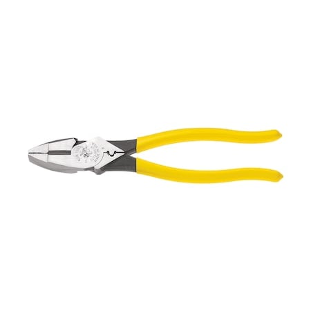 9 3/8 in Linemans Plier High Leverage w/ Wire Crimper, Steel MPN:D213-9NE-CR
