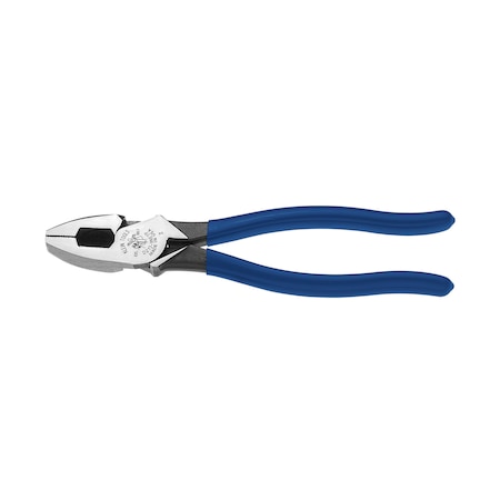 9 3/8 in Linemans Plier High Leverage w/ Fish Tape Puller, Steel MPN:D213-9NETP
