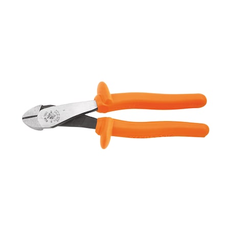 8 1/4 in High Leverage Diagonal Cutting Plier Standard Cut Oval Nose Insulated MPN:D248-8-INS