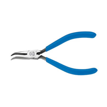 Electronics Pliers, Needle Nose with Curved Chain-Nose, 5-Inch MPN:D320-41/2C