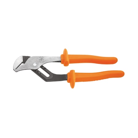 10 1/4 in Straight Jaw Water Pump Plier Serrated, Plastic Grip MPN:D502-10-INS