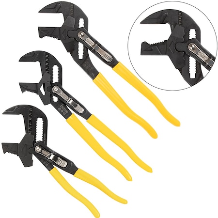 Plier Wrench Set, 3-Piece MPN:D53003KIT