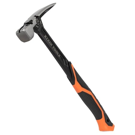 Claw Hammer, 16 in L, 1 5/8 in dia., Steel MPN:H80920S