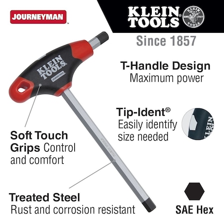 SAE T-Handle Hex Key Hex Key, 7/32