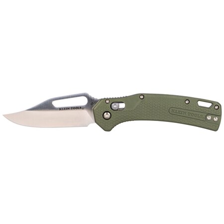 KTO Knife, Clip Point Blade, Green Handle MPN:OGK002GNT