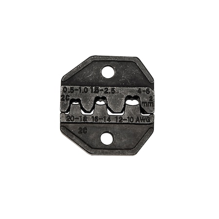 Crimper Die, Non-Ins, Open Barrel, AWG 10-20 MPN:VDV205-036