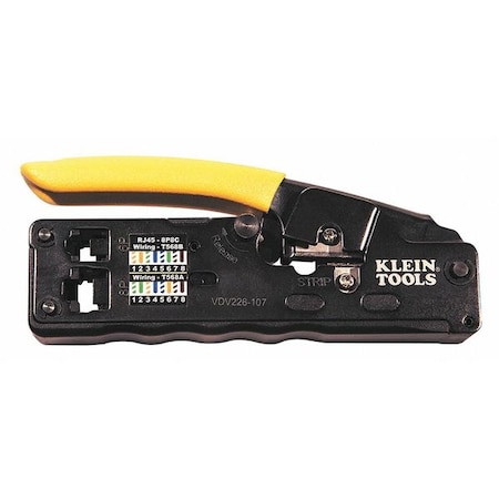 5 1/4 in Ratchet Crimper CAT3, CAT5e, CAT6 MPN:VDV226-107