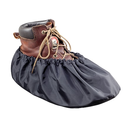Disposable Shoe Covers, Nylon, Black, XL MPN:55489