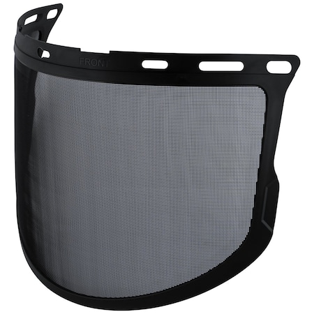 Face Shield Visor, Black Visor, Polymer, Steel MPN:60478