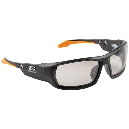 Safety Glasses, Anti-Fog & Anti-Scratch, Black/Orange Lens, Black/Orange Frame, Full-Frame MPN:60537