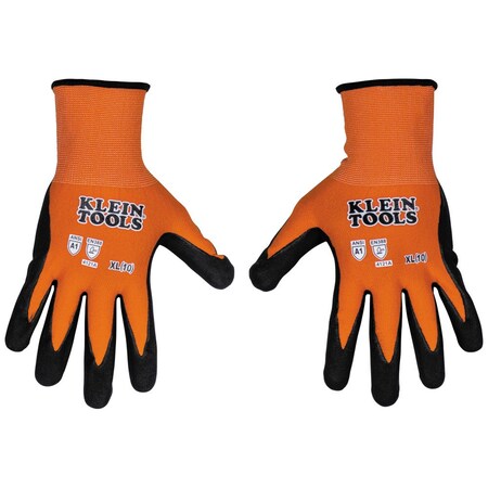 Cut-Resistant Gloves, Cut Level A1, Dipped, Microfoam nitrile, XL 1 PR MPN:60673