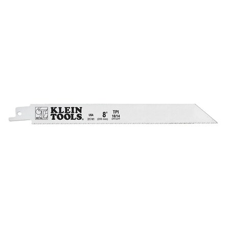 8 in x 10/14 TPI Reciprocating Saw Blade, KLEIN, 5 PK MPN:31741
