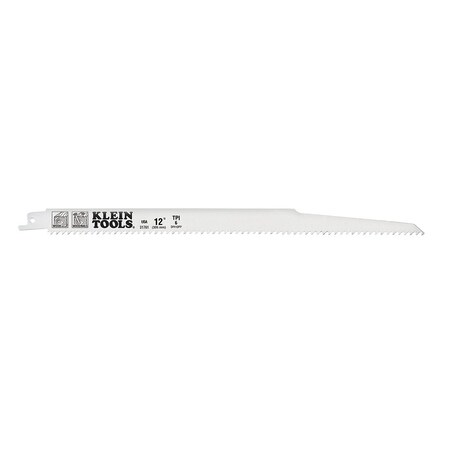 12 in x 6 TPI Reciprocating Saw Blade, KLEIN, 5 PK MPN:31761