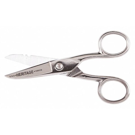 Serrated Electrician Scissors with Stripping MPN:100CS