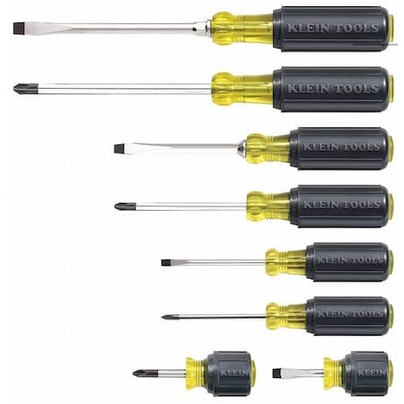 Screwdriver Set- 8PC Cushion Grip Assortment MPN:85078